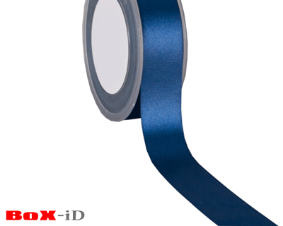 Double face satin 79 donker blauw 25mm x 25m